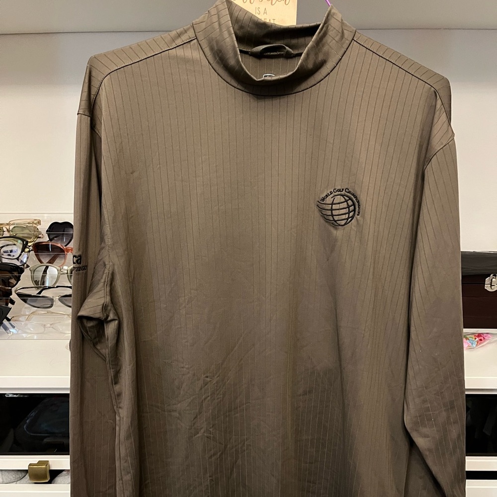 Mens Nike Golf Dri Fit Long Sleeve - Picture 2 of 3